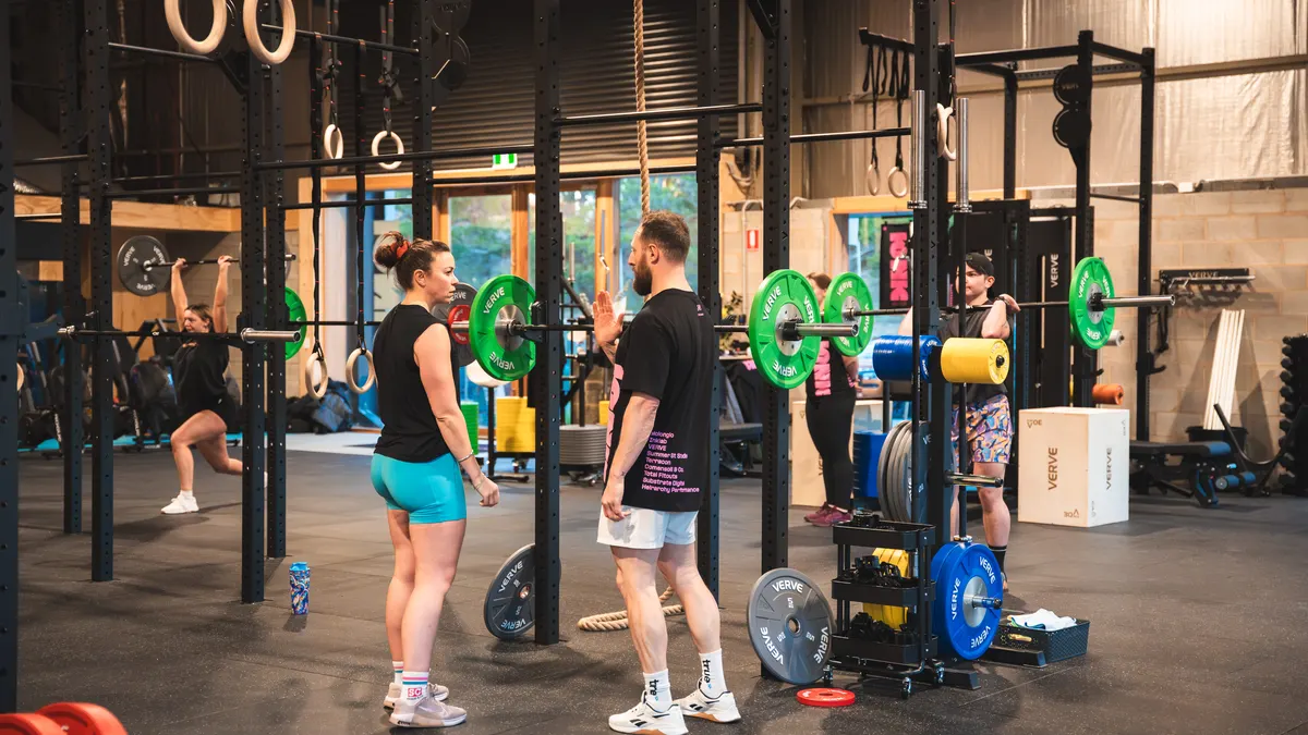 Australian fitness community training together