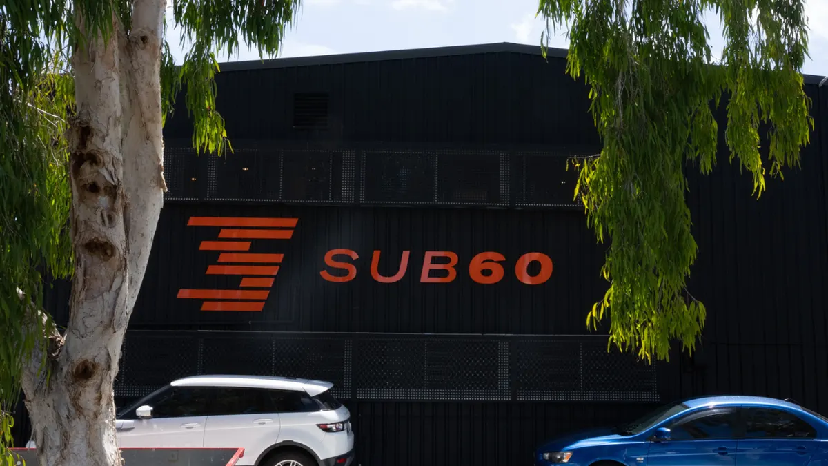 Entrance to an Australian independent gym