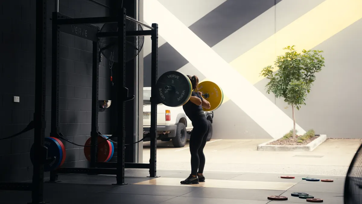 Gym owner walking freely through a completed training space