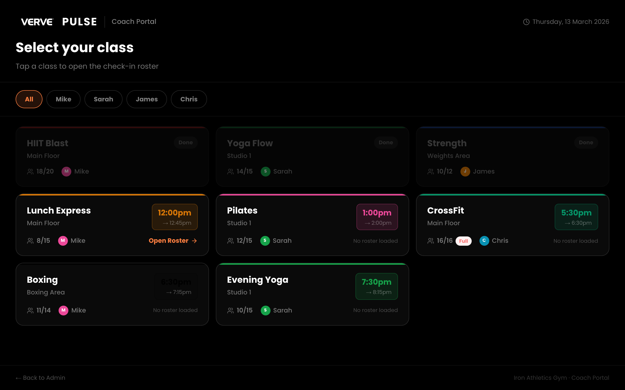 VERVE Pulse Coach Portal