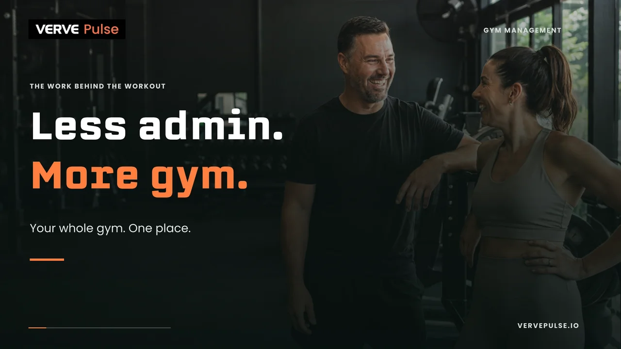 A gym coach and member in the Pulse product overview
