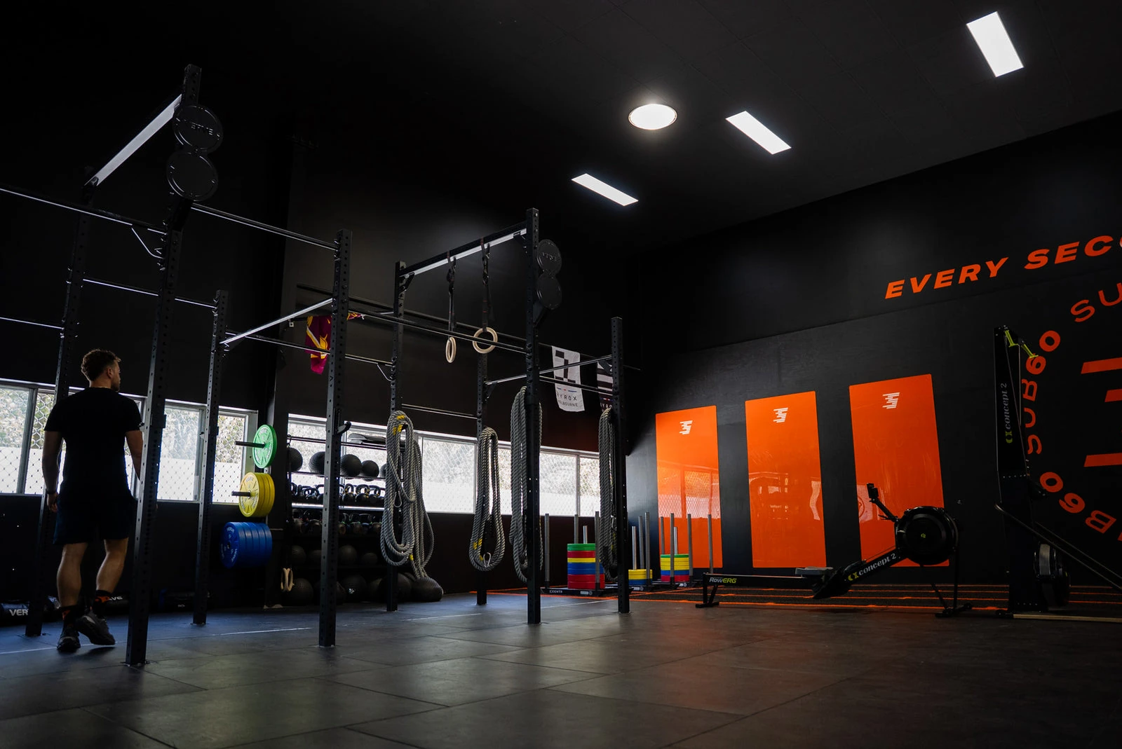 VERVE equipment on a commercial gym floor